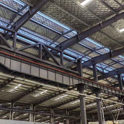 Q355 Structure en acier léger entrepôt bâtiment préfabriqué soudé