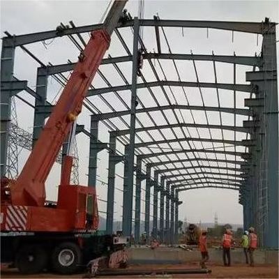 SGS Construction de structures en acier Q355 Structure métallique en acier laminée à chaud