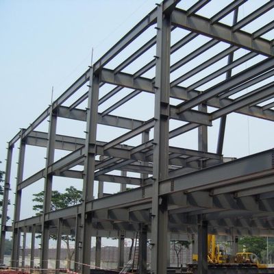 Construction d'entrepôt préfabriqué commercial Structure en acier galvanisé