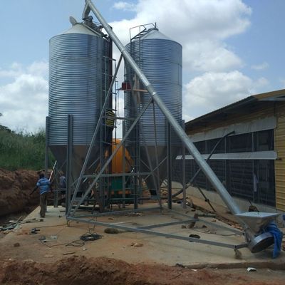 Structure en acier de l'élevage industriel Maison d'exploitation agricole Utilisation du panneau coloré