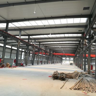 Atelier de construction de structures en acier à soufflage par tir OEM Bâtiments préfabriqués en acier