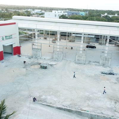 Construction d'entrepôt préfabriqué galvanisé à chaud