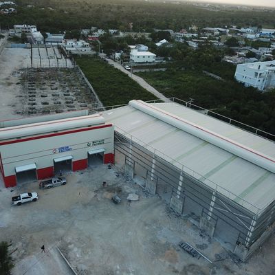 Construction d'entrepôt préfabriqué galvanisé à chaud