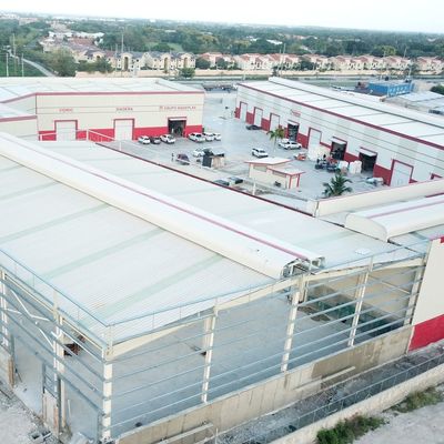 Construction d'entrepôt préfabriqué galvanisé à chaud