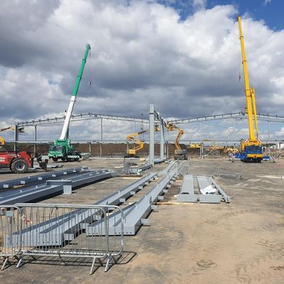 Construction préfabriquée en acier entrepôt Q345