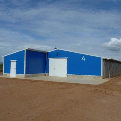 Entrepôt métallique préfabriqué anti-rouille