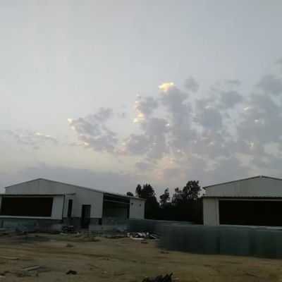 Pré-construit maison de ferme de bétail poulet entrepôt de structure en acier