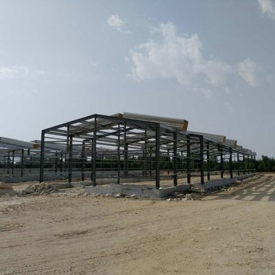Pré-construit maison de ferme de bétail poulet entrepôt de structure en acier
