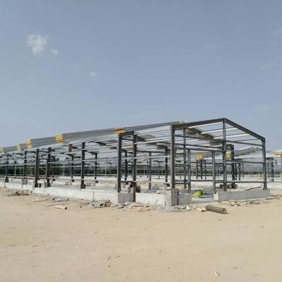 Pré-construit maison de ferme de bétail poulet entrepôt de structure en acier