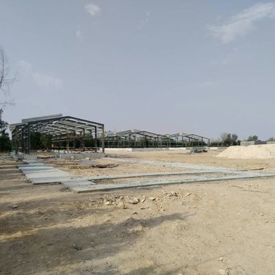 Pré-construit maison de ferme de bétail poulet entrepôt de structure en acier