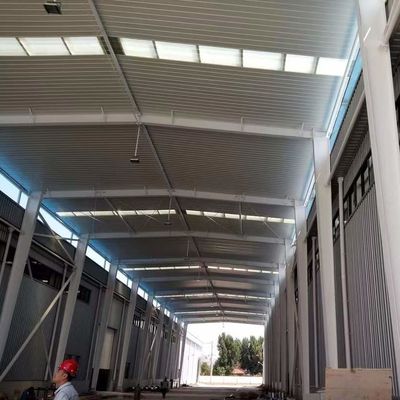 CE bâtiment d'entrepôt préfabriqué galvanisé économique soudé en acier de type H