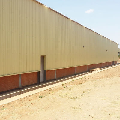 Q235 Atelier de construction en acier entrepôt métallique préfabriqué Certificat SGS