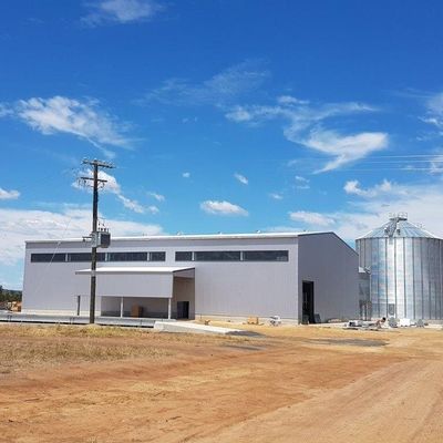 Bâtiments d'atelier préfabriqués commerciaux Structure en acier sur mesure