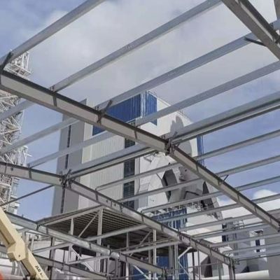 Structure d'atelier préfabriquée en acier galvanisé à chaud sur mesure