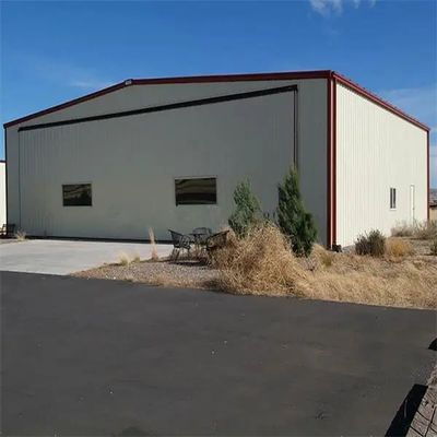 Q235B Hangers en acier de structure Résistance au feu Hangars préfabriqués