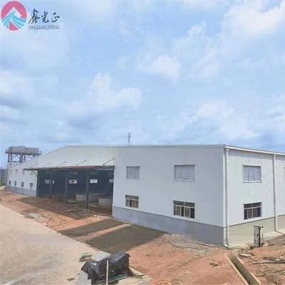 Entrepôt de construction préfabriqué en acier avec panneau ignifuge