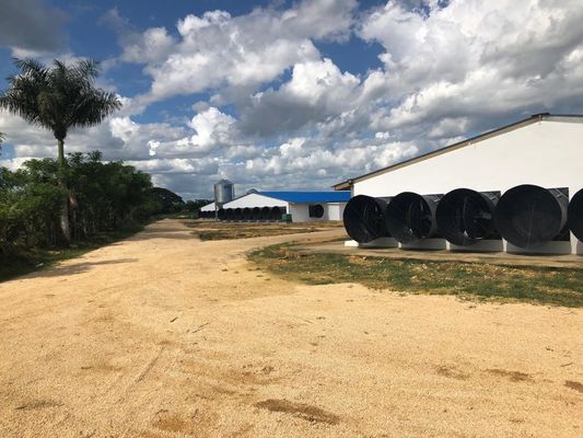 ISO Maison de ferme d'élevage Structure en acier préfabriquée Maison de ferme de volaille