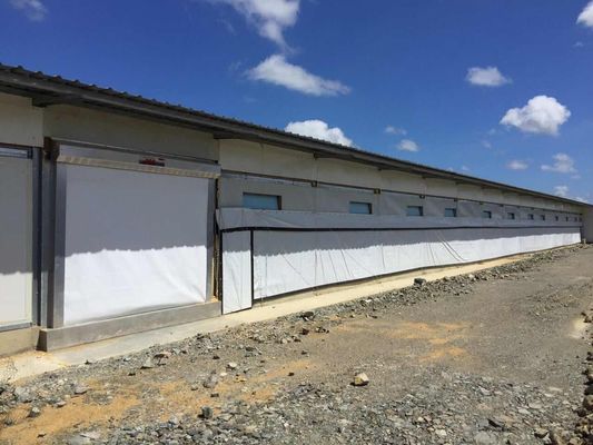ISO Maison de ferme d'élevage Structure en acier préfabriquée Maison de ferme de volaille