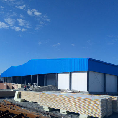 Cadre de portail de hangar en acier de structure CE