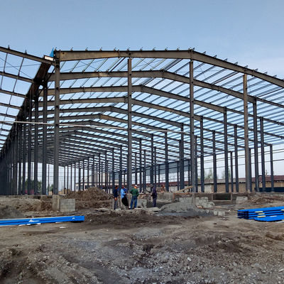 Cadre de portail de hangar en acier de structure CE
