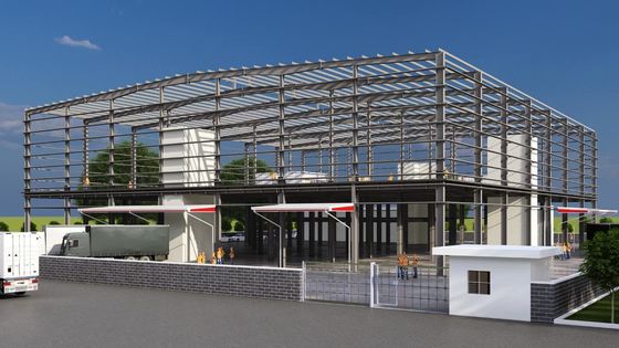 Construction de structures en acier modulaires à haute intensité