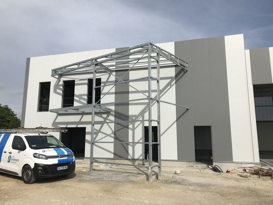Constructions en métal galvanisé Atelier Structure en acier Certificat ISO