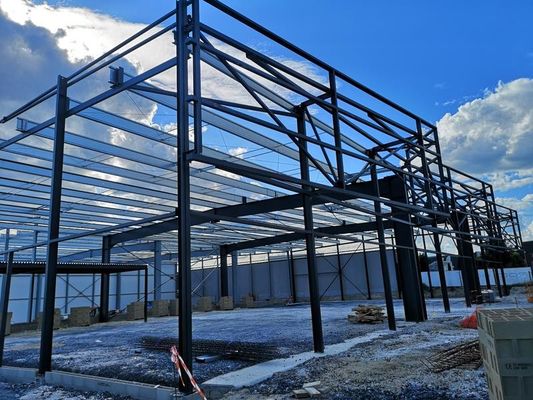 Constructions en métal galvanisé Atelier Structure en acier Certificat ISO
