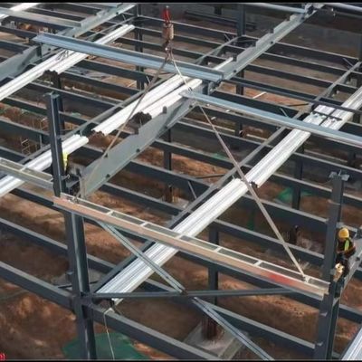 Bâtiment de bureaux en acier préfabriqué à plusieurs étages pour le travail et la vie
