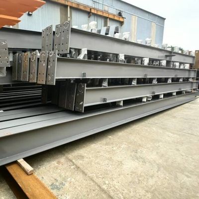 Colonne d'acier galvanisée et poutre d'acier pour construire un atelier d'entrepôt d'acier