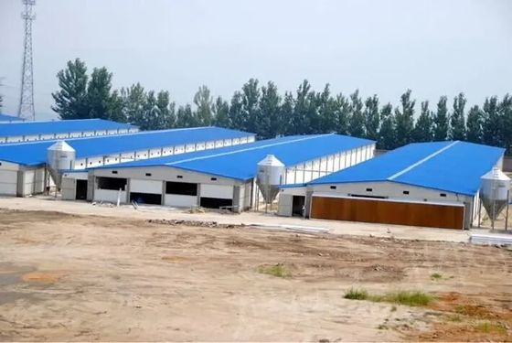 Atelier d'entreposage de structures en acier préfabriquées sur mesure