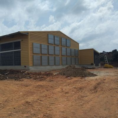 Chambre de bétail en acier galvanisé Ferme préfabriquée sur mesure