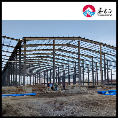 Atelier de construction préfabriqué de structures en acier avec panneau ignifuge