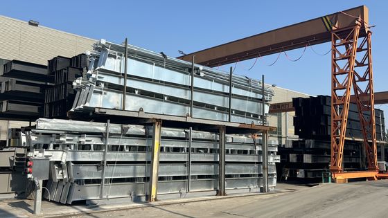 Projet de construction préfabriqué pour entrepôt