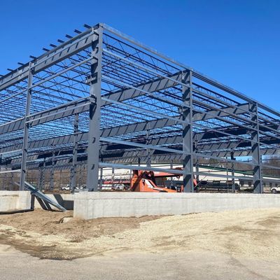 Construction de bâtiments en acier moderne Galvanisés Entrepôt industriel en acier