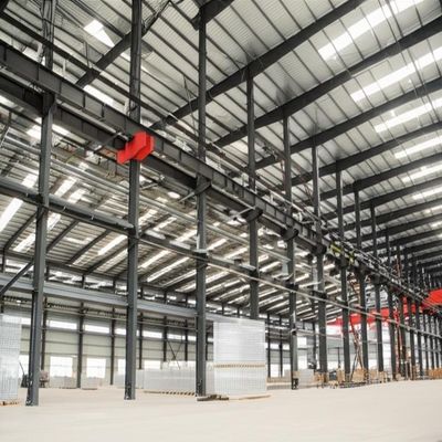Entrepôt de structure modulaire en acier personnalisable avec conception de bâtiment d'usine