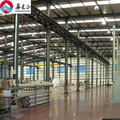 Entrepôt à structure en acier préfabriquée personnalisable avec acier galvanisé pour grands ateliers de bâtiments