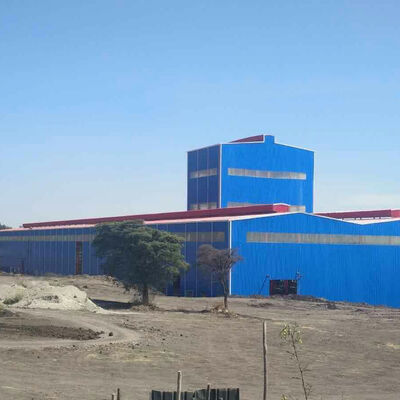 Épaisseur de la bride 5-16 mm entrepôt de fabrication d'acier avec dessin PKPM adapté aux structures et projets en acier lourd