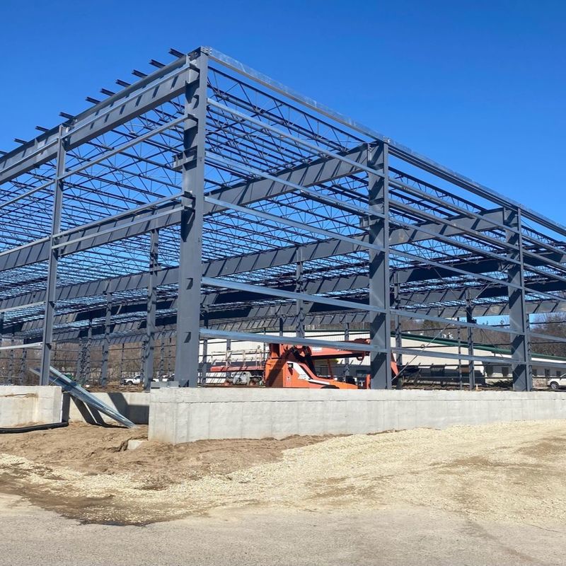 Construction de bâtiments en acier moderne Galvanisés Entrepôt industriel en acier