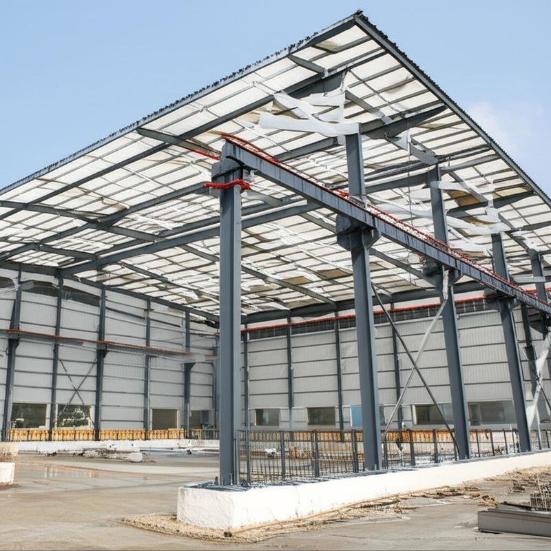 Longer Lifespan Steel Structure Building Including Aluminum Alloy Window Optimized Steel Structural Building Construction