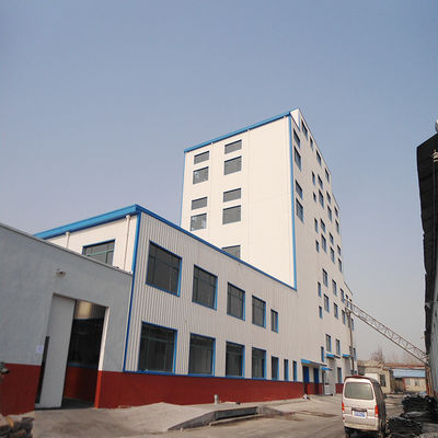 Constructions en acier préfabriquées à grande portée entrepôt peinture anti-rouille