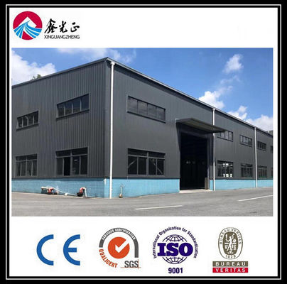 Constructions préfabriquées industrielles résistantes au vent Structure en acier Fenêtre en alliage d'aluminium