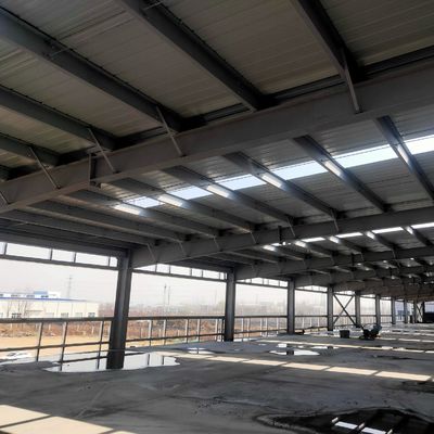 Atelier de construction de structures en acier à soufflage par tir OEM Bâtiments préfabriqués en acier