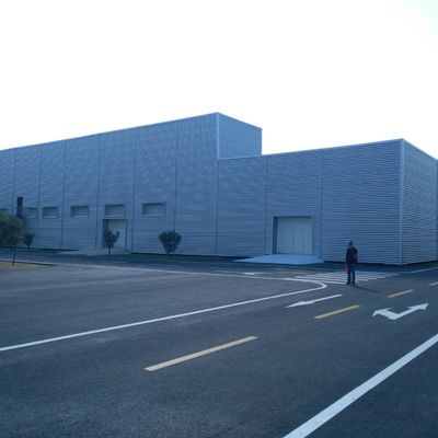 CE bâtiment d'entrepôt préfabriqué galvanisé économique soudé en acier de type H