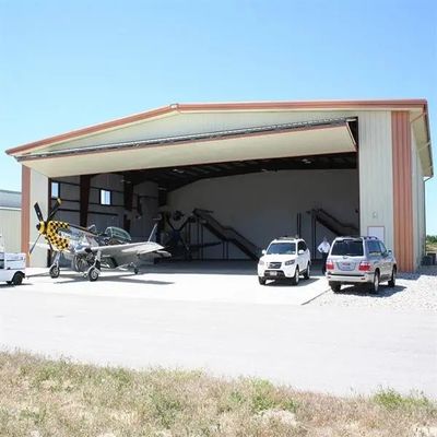 Q235B Hangers en acier de structure Résistance au feu Hangars préfabriqués