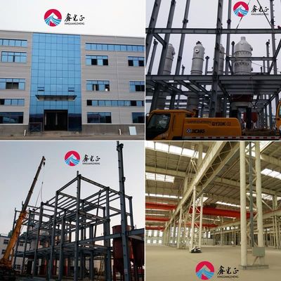 Hangar en acier personnalisable avec pannes C/Z galvanisées, charge de neige selon les exigences du client