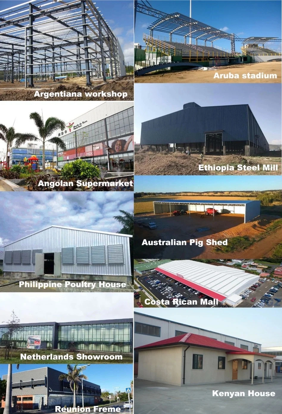 Construction d'entrepôts préfabriqués en acier 5