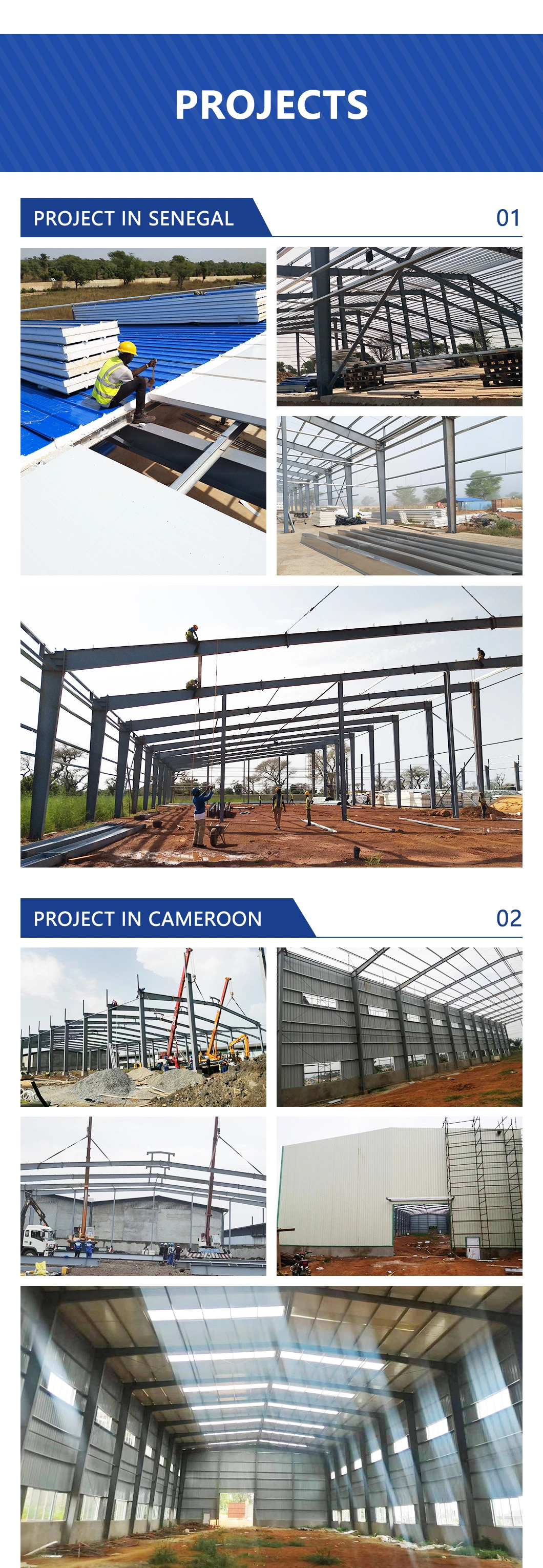 Entrepôt de la structure métallique Q235 0