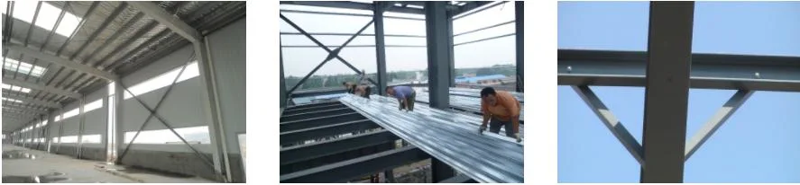 Atelier préfabriqué bon marché Structure en acier préfabriqué Hangar entrepôt bâtiment métallique 1