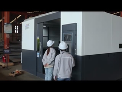 Entrepôt en acier de grande capacité avec panneau sandwich, panneau mural et fenêtres en aluminium